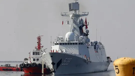 Chinese navy ship