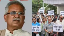 Chhattisgarh chief minister bhupesh baghel and hasdeo protesters
