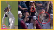 Daryll Mitchell's six lands into fan's beer glass