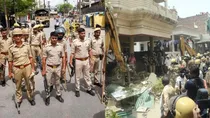 Prayagraj Police and Mohd. Javed's house