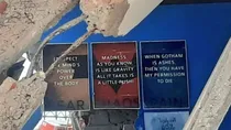 three posters in Prayagraj house
