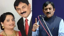 Bharat Singh Solanki and his wife