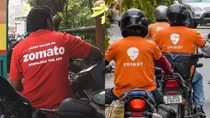 Food delivery apps Swiggy and Zomato