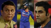Gautam Gambhir, Dinesh Karthik, Sunil Gavaskar: File Photo