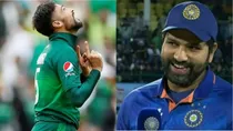 Mohammad Amir and Rohit (twitter)