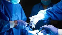 The head of a newborn child was cut off in the womb of a pregnant women