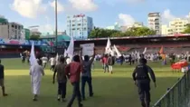 Angry mob disrupts Yoga Day event in Maldives