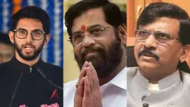 Aaditya Thackeray Eknath Shinde and Sanjay Raut