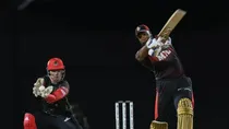 Keiron Pollard in action during CPL