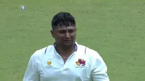Sarfaraz Khan after scoring century in Ranji finals