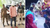 bihar police caught robbery accused groom
