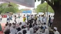 Youth thrashed at Congress Protest