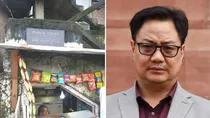 Rijiju post on public toilet converted into shop