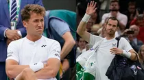 Casper Rudd and Andy Murray
