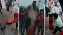 adivasi woman thrashed