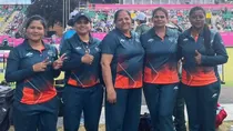 Indian Women's Fours (CWG2022) wins gold
