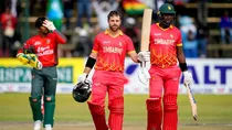 Zimbabe vs Banglaesh. Photo: Zimbabwe Cricket Twitter