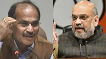 Adhir ranjan Chowdhury Amit Shah