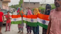 forcibly selling tiranga vendor haryana karnal 