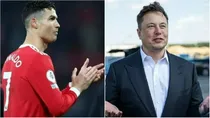 Elon musk and Cristiano ronaldo Manchester United