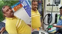 kanpur bullet sushil tiwari petrol pump up news viral video 