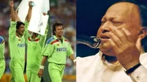 Pakistani team winning 1992 world cup, Nusrat Fateh Ali Khan 