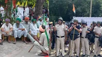 kisan mahapanchayat samyukt kisan morcha delhi police jantar mantar 
