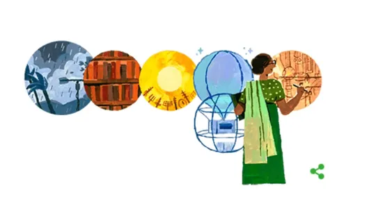 Anna Mani Google Doodle