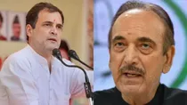 Rahul Gandhi and Ghulam Nabi Azad 