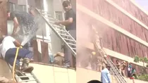 levana hotel fire rescue operation lucknow fire hjaratganj up news