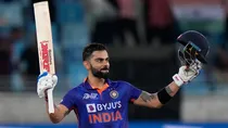 Virat Kohli after scoring his 71st international century