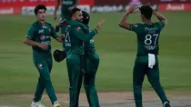 Naseem Shah playing for Pakistan in Asia Cup 2022