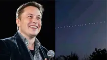 elon musk star link satellite behind light in utter pradesh sky