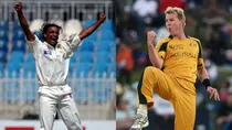 Brett Lee and Shoaib Akhtar