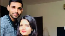 Bhuvneshwar Kumar, Nupur Nagar. Photo: Nupur Nagar Instagram