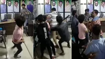 Attack on AIMIM party office