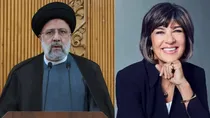 President of Iran Ebrahim Raisi and Journalist Christiane Amanpour 