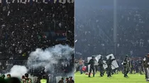 Indonesia football match clash