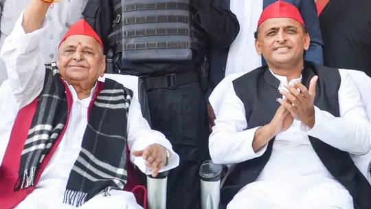 Mulayam Singh Yadav Akhilesh Yadav