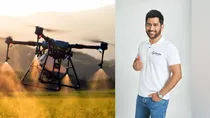 Droni made in india drone launched by MS Dhoni