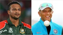 Rahul dravid and shakib al hasan, ind VS ban