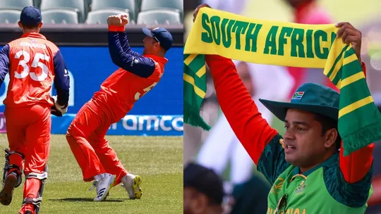 Roloef Van Der Merwe takes stunning catch to dismiss David Miller as Netherlands beat South Africa