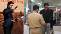 shahrukh khan, mumbai airport