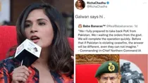 richa chadha booked for galwan tweet on india pakistan issue trolled on social media