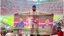 Sanju Samson Fan. Photo: Rajasthan Royals Twitter