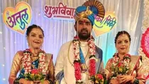 twin sisters married same man