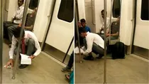 Delhi Metro Viral Pic