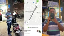 Mumbai man allegation on Ola bike driver