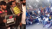 Maulana Azad Fellowship protest