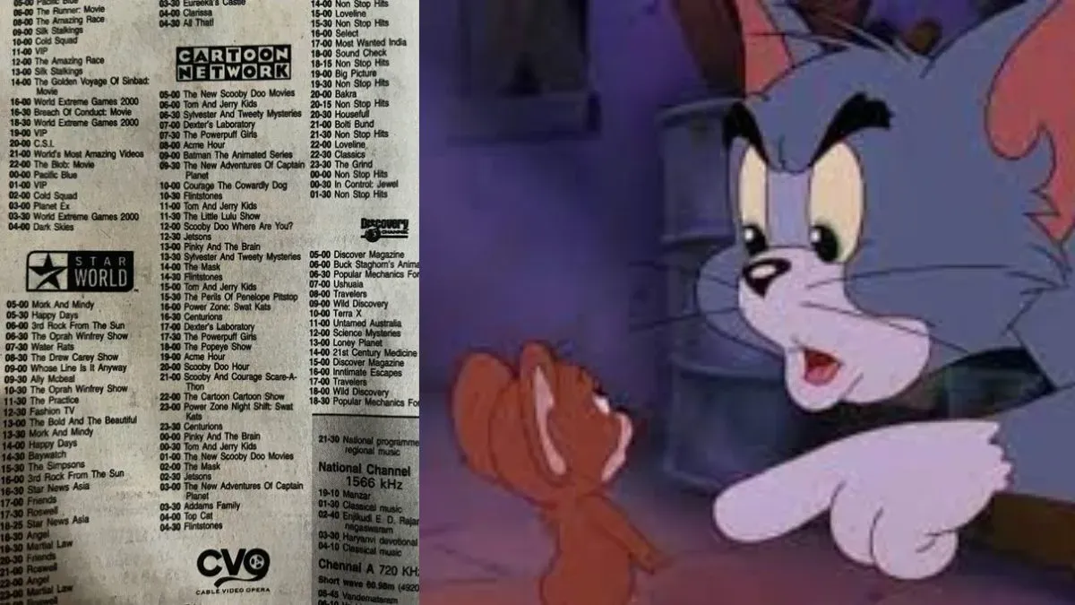 Tom and Jerry Schedule 